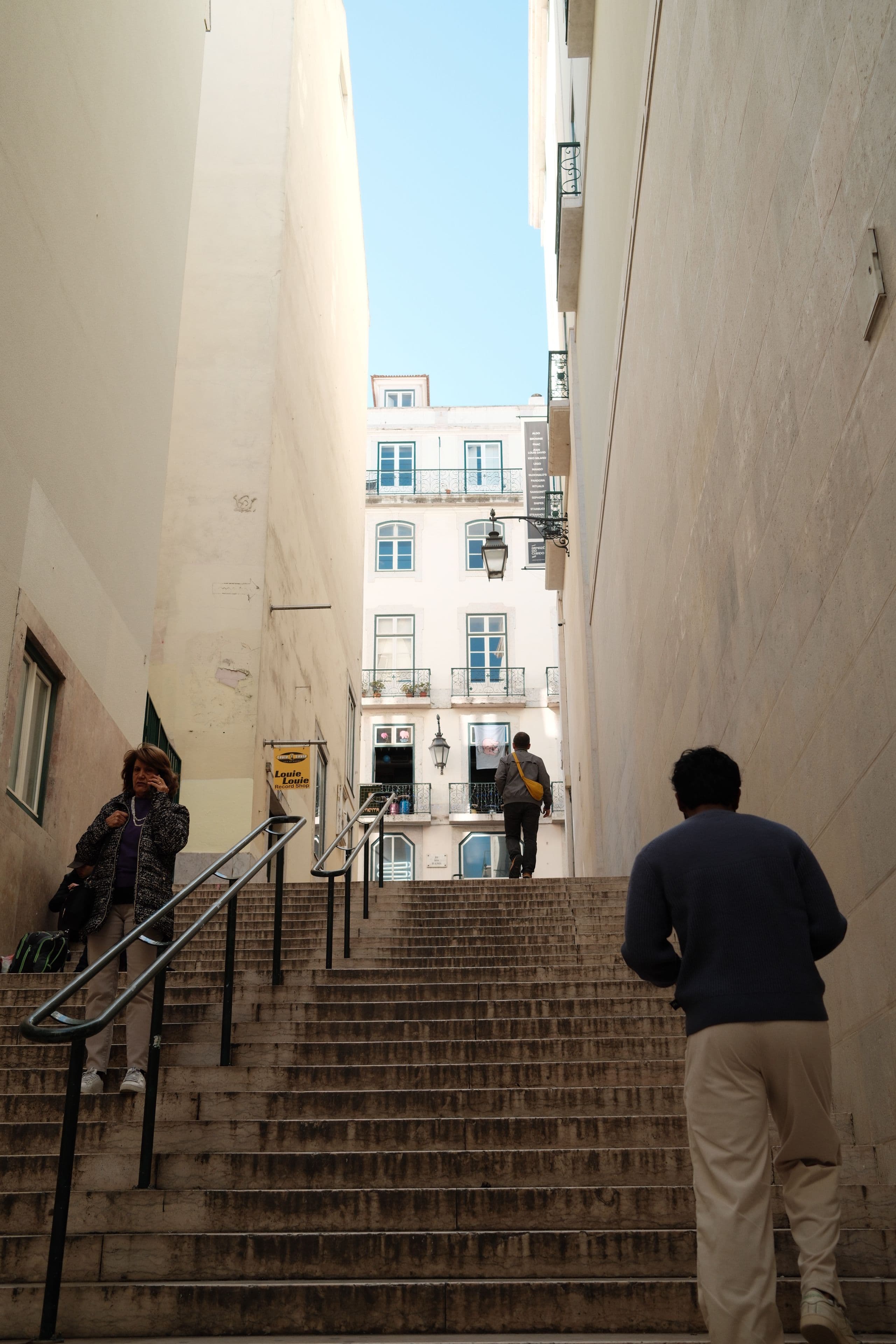 Stairway in Bairro Alto, Lisbon