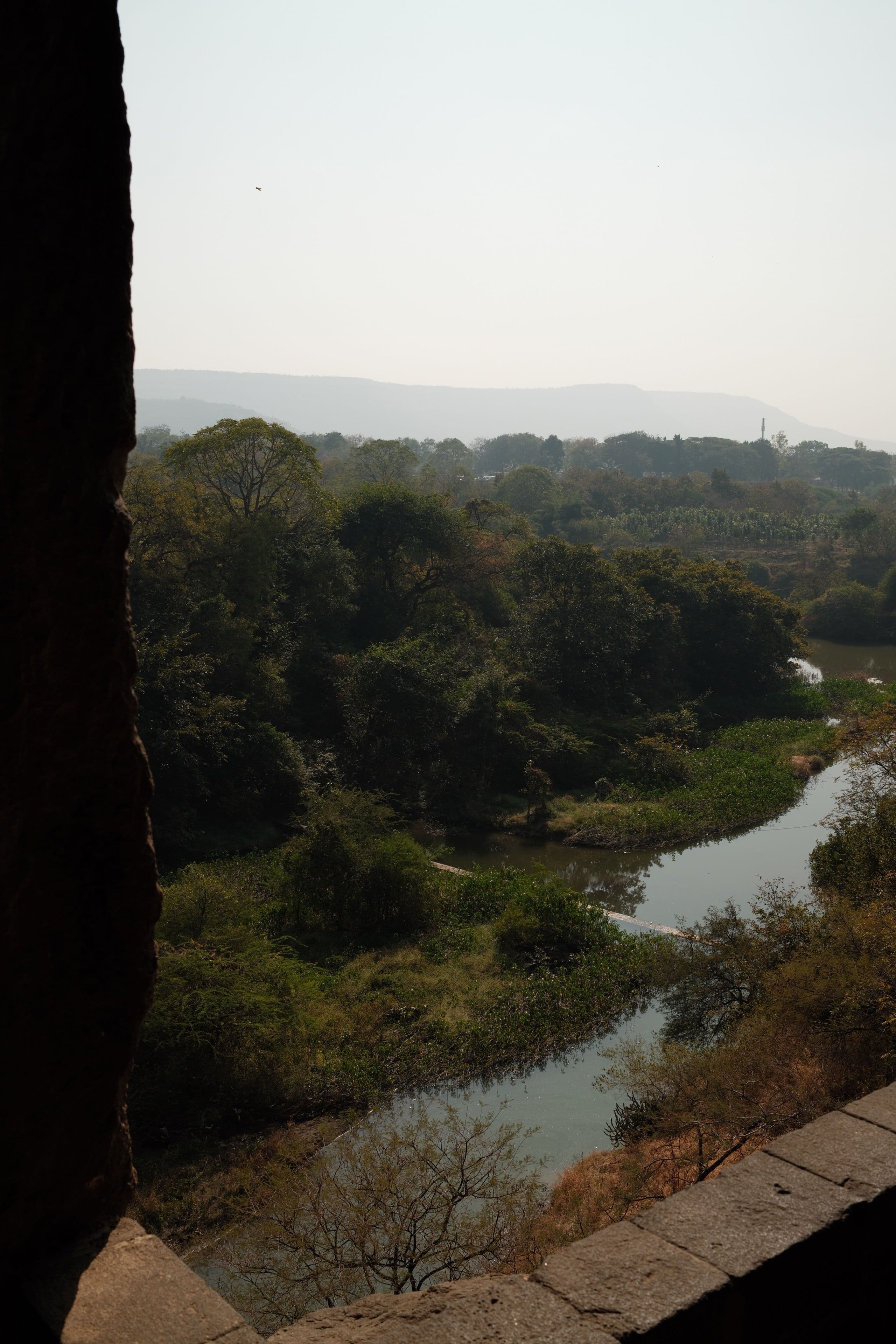 View from the Ellora Caves overlooking the landscape